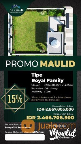 Kavling Pemakaman Muslim Terbaik Al Azhar Memorial Garden