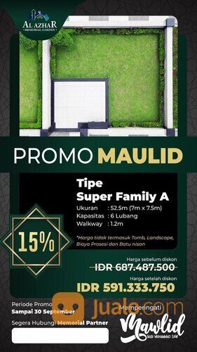 Kavling Pemakaman Muslim Terbaik Al Azhar Memorial Garden