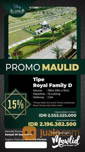 Kavling Pemakaman Muslim Terbaik Al Azhar Memorial Garden