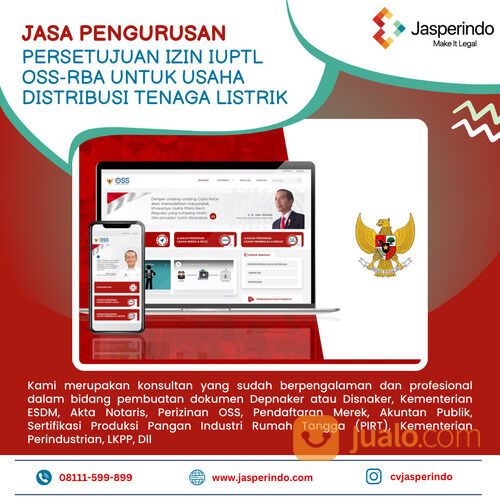 PERSETUJUAN IZIN IUPTL OSS-RBA UNTUK USAHA DISTRIBUSI TENAGA LISTRIK
