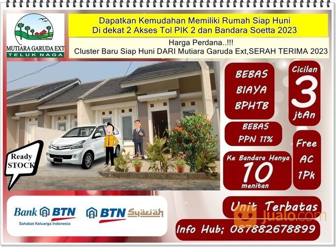 Cluster Baru 2024 Sebelah Mutiara Palem Kosambi Teluk Naga Selangkah ke PIK 2