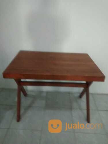 Meja Cafe Bahan Kayu Jati Belanda