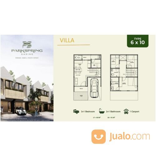 RUMAH BARU PARKSPRING KELAPA GADING JAKARTA UTARA