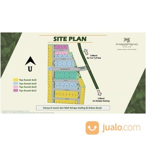 RUMAH BARU PARKSPRING KELAPA GADING JAKARTA UTARA