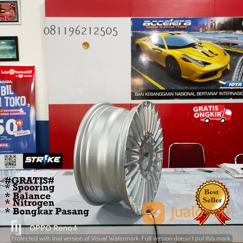 Velg mobil Racing Murah Surabaya AMARASI HSR R14 Wuling Air Ev Brio Ayla Agya