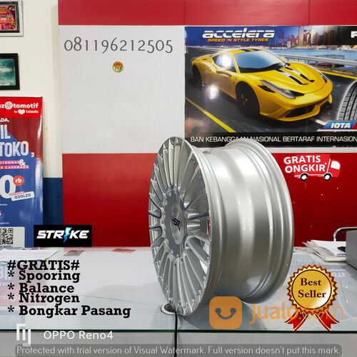 Velg mobil Racing Murah Surabaya AMARASI HSR R14 Wuling Air Ev Brio Ayla Agya