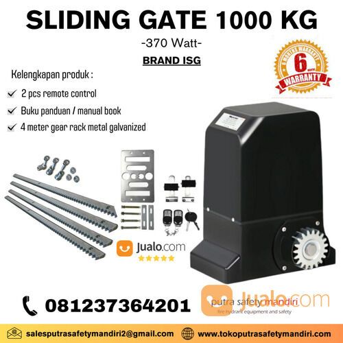 MESIN PINTU GERBANG GESER OTOMATIS SMART AUTOMATIC SLIDING GATE ISG KAPASITAS 1000 KG BEST SELLER