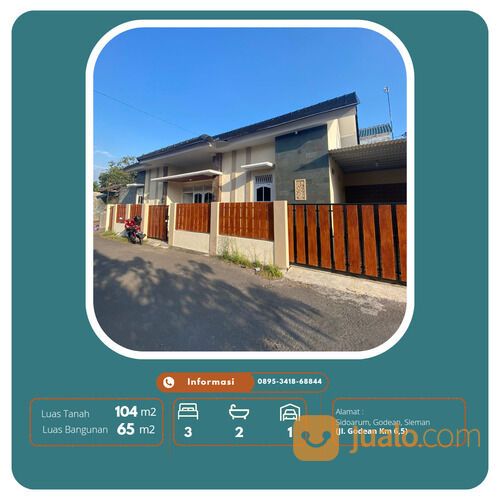 Rumah di Jl Godean km 6,5, Sidoarum, Sleman