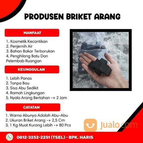 PRODUSEN !! TELP : 0812-3252-2251 (WA), Arang Arang Briket Batok Kelapa Asli Semarang
