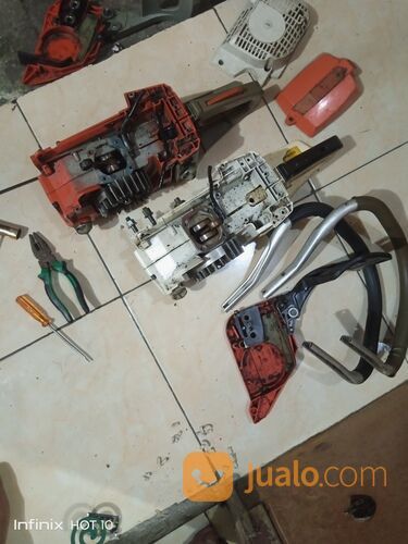 Jasa bengkel mesin potong rumput dan chainsaw Tangerang wa 085771653019