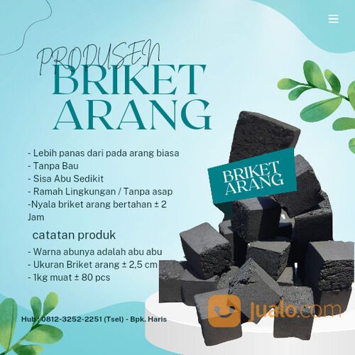 SUPPLIER !! TELP : 0812-3252-2251 (WA), Beli Arang Briket Batok Kudus