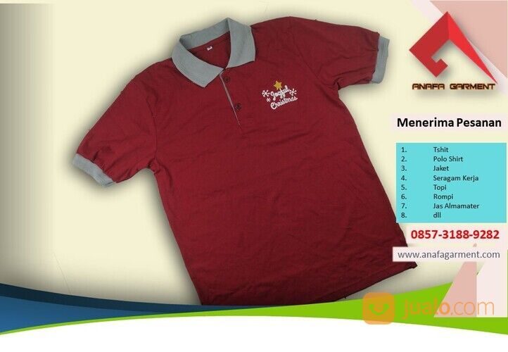 0857-3188-9282 Konveksi Kaos Kerah di Prambon Sidoarjo