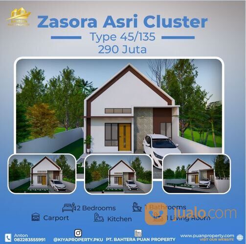 Rumah type 45/115 Jalan Melati Dekat Stadion Utama Pekanbaru