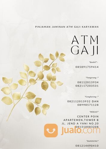 PINJAMAN KARYAWAN Jaminan ATM GAJI