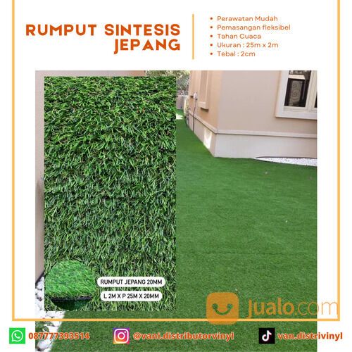 Rumput Plastik/Hiasan Dinding/Rumput Sintesis - Rumput JEPANG 20mm