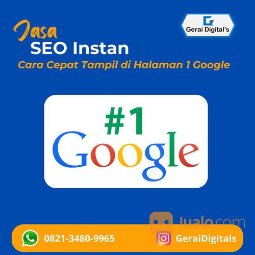 Jasa SEO Instan Tangerang By Gerai Digitals, Tampil di Halaman 1 Google