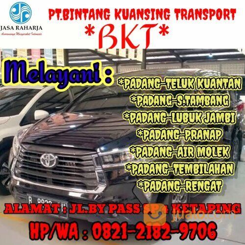 TRAVEL BINTANG KUANSING TRANSPORT *BKT* TRAVEL PADANG-TELUK KUANTAN 082121829706