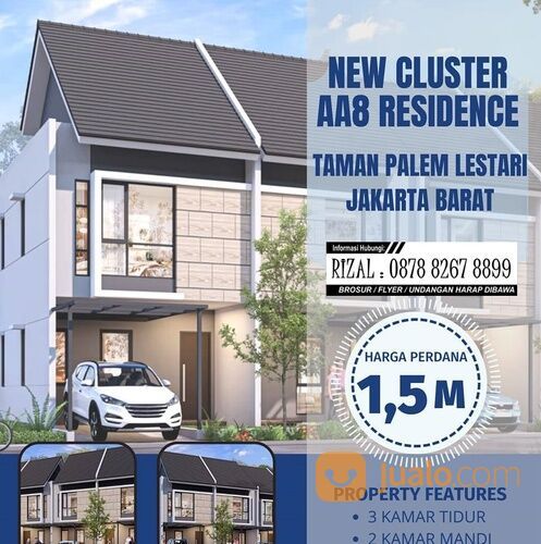 Perumahan Taman Palem Cengkareng Lestari Buka Cluster Baru 2024 Harga Perdana