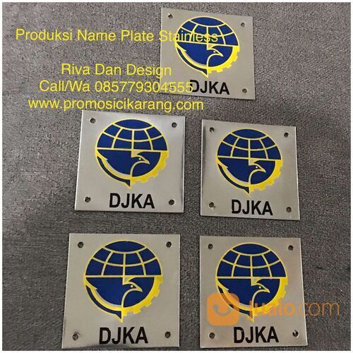 Cetak Name Plate Mesin