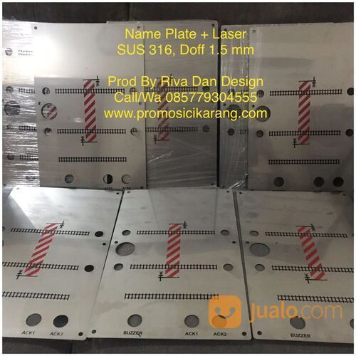 Cetak Name Plate Mesin