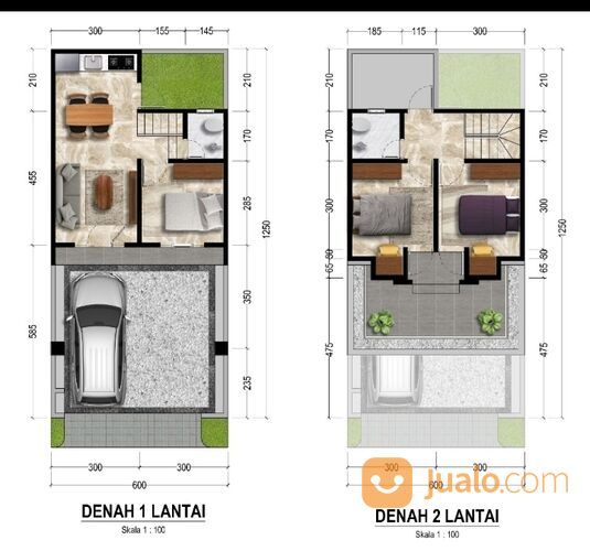 Rumah Idaman 2 lantai harga murah
