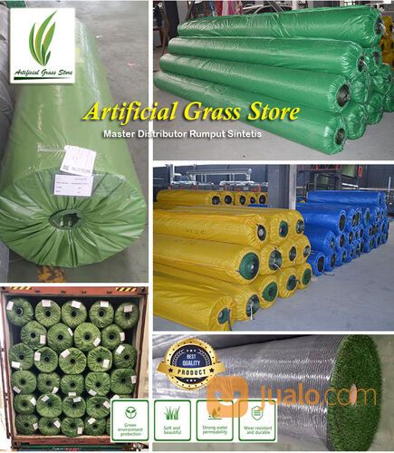 RUMPUT SINTETIS AQUARIUM 3CM UKURAN 100CMX50CM KUALITAS SUPER PREMIUM