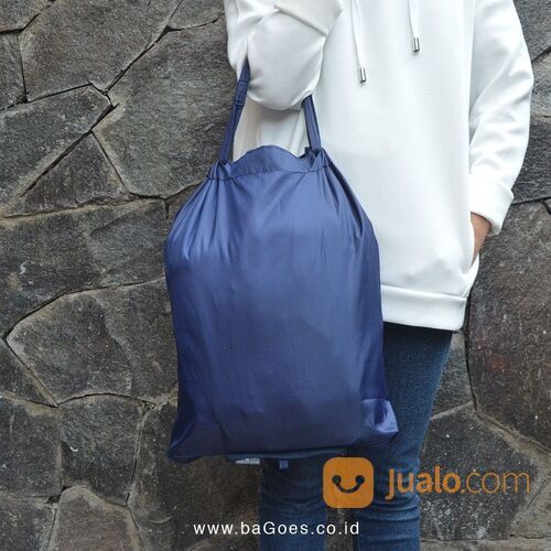 Tas Belanja Lipat Jinjing Polos Ecobag Go Green Serbaguna