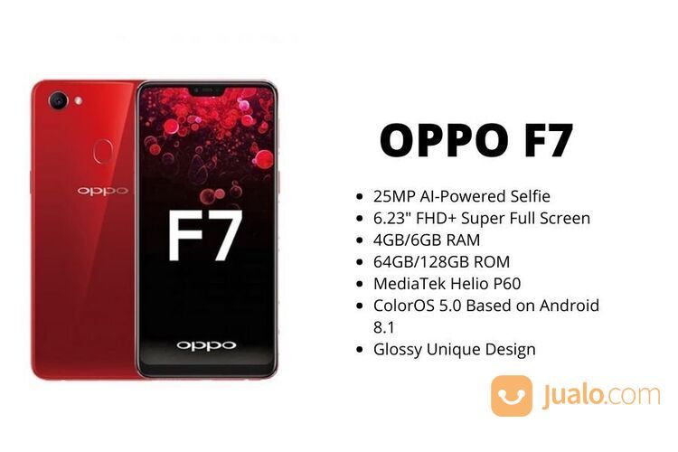 OPPO F7 6/128GB bekas