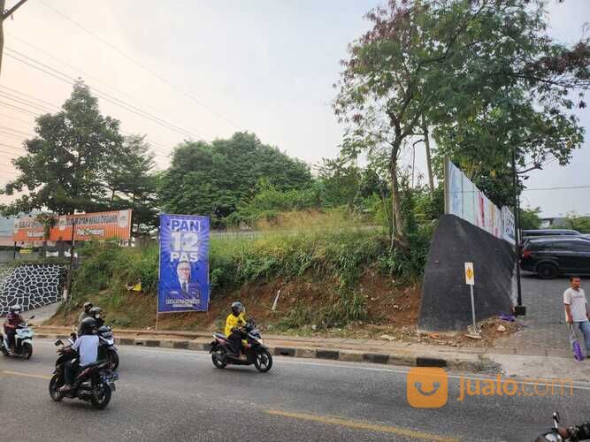 Tanah Tepi Jalan Raya Ramai Cocok Bangun Restoran, Siap Balik Nama