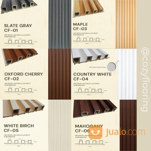 WPC Wallpanel Chiara Indoor Panjang 2,9m Motif