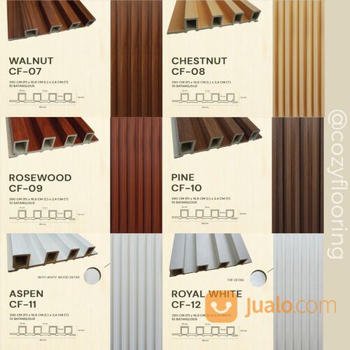 WPC Wallpanel Chiara Indoor Panjang 2,9m Motif