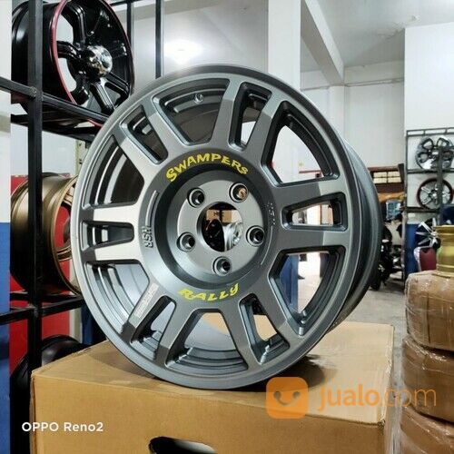 Velg Mobil Ring 15 Type SWAMPERS HSR Lebar 8 Inch Buat Terios Luxio Taruna Dll