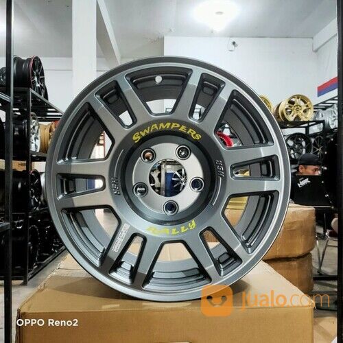 Velg Mobil Ring 15 Type SWAMPERS HSR Lebar 8 Inch Buat Terios Luxio Taruna Dll