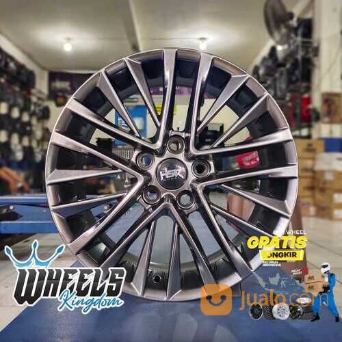 pelek racing velg alphard r18 hsr original london velg ring18 lebar 7 pcd5x114