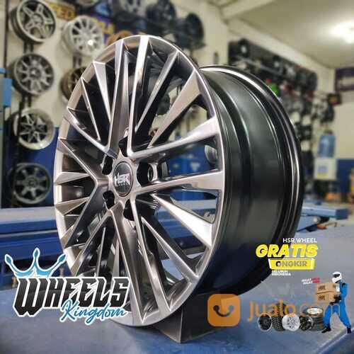 pelek racing velg alphard r18 hsr original london velg ring18 lebar 7 pcd5x114