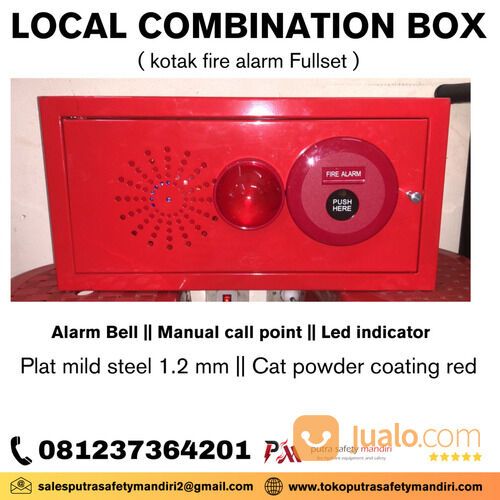 LOCAL COMBINATION BOX FULLSET 25 x 50 x 10 CM KOTAK TEMPAT SISTEM FIRE ALARM