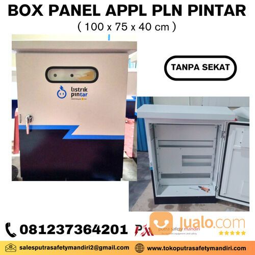 BOX PANEL APPL PLN PINTAR TANPA SEKAT KOTAK LISTRIK OUTDOOR 100 x 75 x 40 CM PABRIKASI JAKARTA
