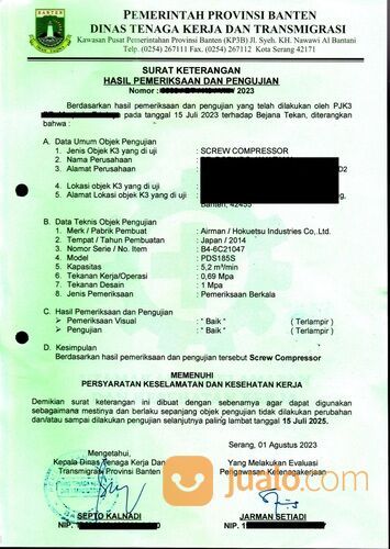 Cara Mengurus SILO Excavator (Alat Berat) Disnaker