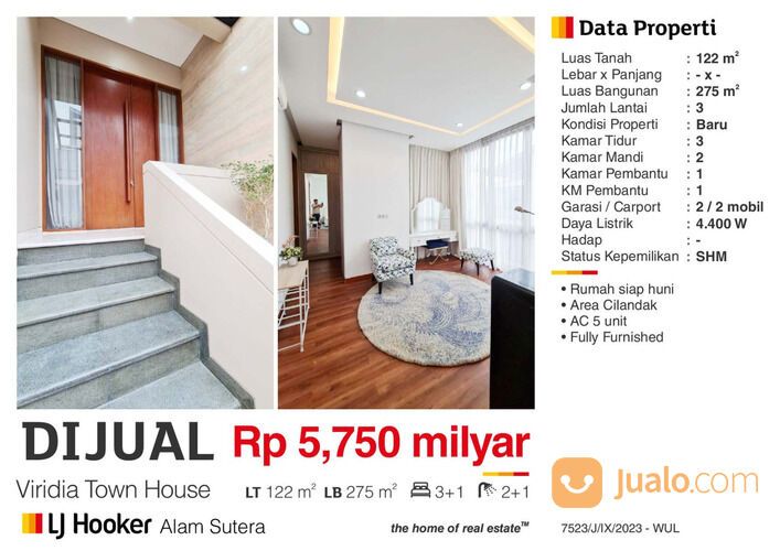 Viridia town house daerah kota jakarta selatan Cilandak