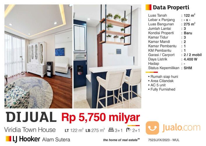 Viridia town house daerah kota jakarta selatan Cilandak