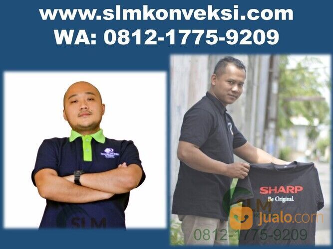 Kualitas Terjamin!! WA 0812 1775 9209, SLM Konveksi Vendor Polo Shirt Profesional Surabaya Sidoarjo