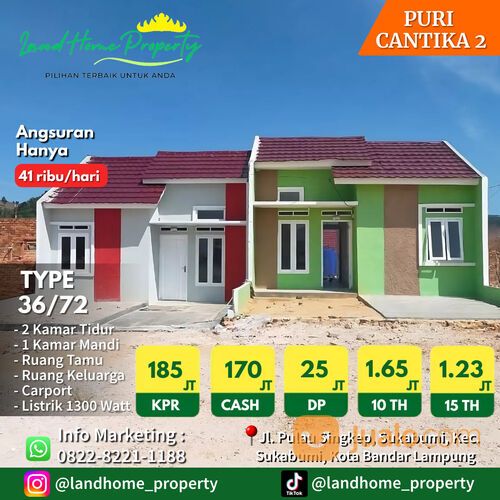 PERUMAHAN PURI CANTIKA 2 TYPE 36/72