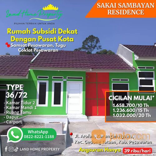 PERUMAHAN SUBSIDI SAKAI SAMBAYAN RESIDENCE TYPE 36/72