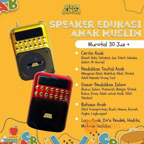 Super Lengkap WA 0878 2183 0344, Speaker Alquran Murottal 30 Juz Tipe Mini Al Akram, Bandung