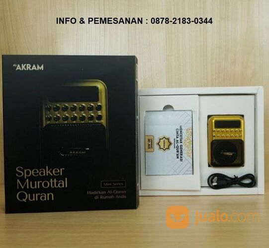 Super Lengkap WA 0878 2183 0344, Speaker Alquran Murottal 30 Juz Tipe Mini Al Akram, Bandung