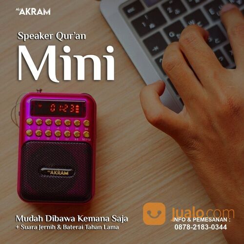 Super Lengkap WA 0878 2183 0344, Speaker Alquran Murottal 30 Juz Tipe Mini Al Akram, Bandung