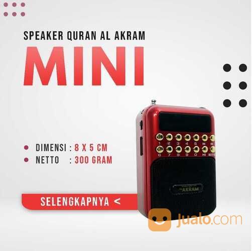 Super Lengkap WA 0878 2183 0344, Speaker Alquran Murottal 30 Juz Tipe Mini Al Akram, Bandung