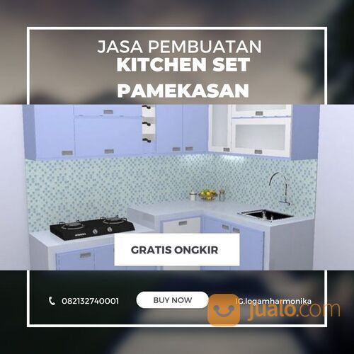 Jasa Pembuatan Kitchen Set Di pamekasan - 082132740001