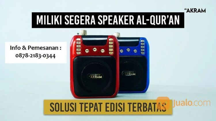 Speaker Quran Ultimate Al Akram dengan Fitur Terlengkap Murottal 30 Juz Bergaransi 1 Tahun