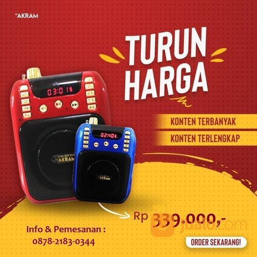 Speaker Quran Ultimate Al Akram dengan Fitur Terlengkap Murottal 30 Juz Bergaransi 1 Tahun